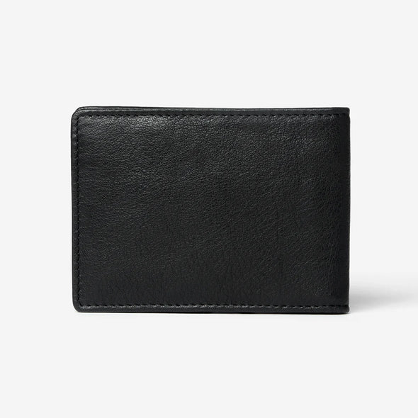 RFID Magnetic Money Clip Wallet BiFold in Black