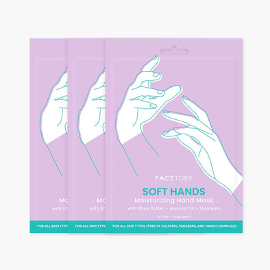 Soft Hands Moisturizing Hand Mask- Shea Butter and Almond Seed Oil - Set of 2