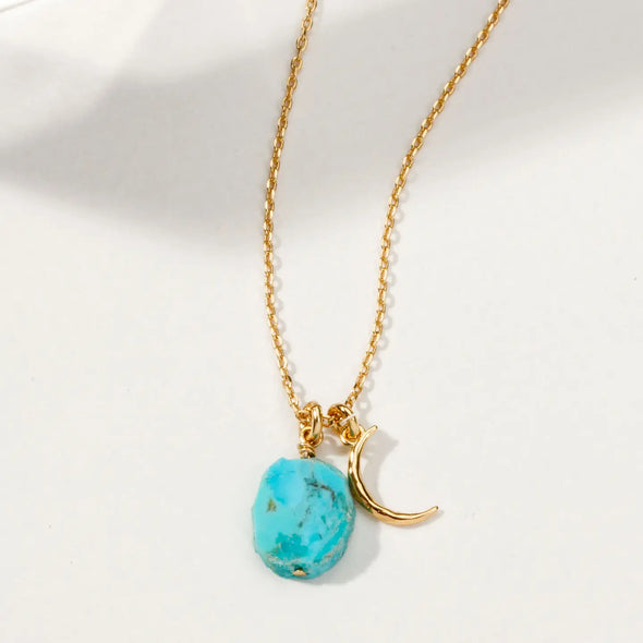 Celestial Being Necklace in Turquoise