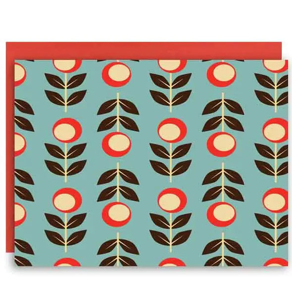 Small Folk Floral Notecards Set of 8 Boxed Cards