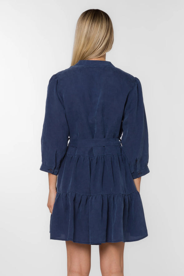Noelle Navy Dress