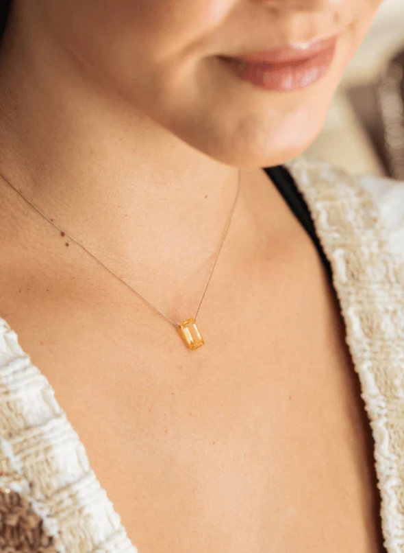 Citrine Refined Necklace for Manifest