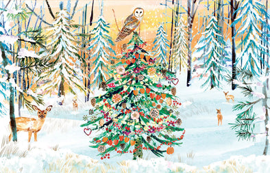 Wild Winter's Song Tree Gold Foil Card Pack of 8