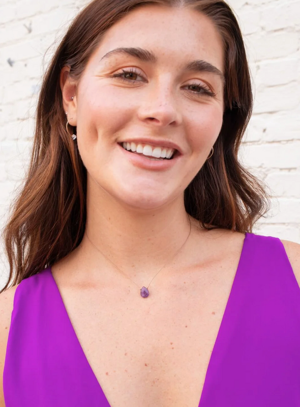 Amethyst Luxe Necklace for Healing