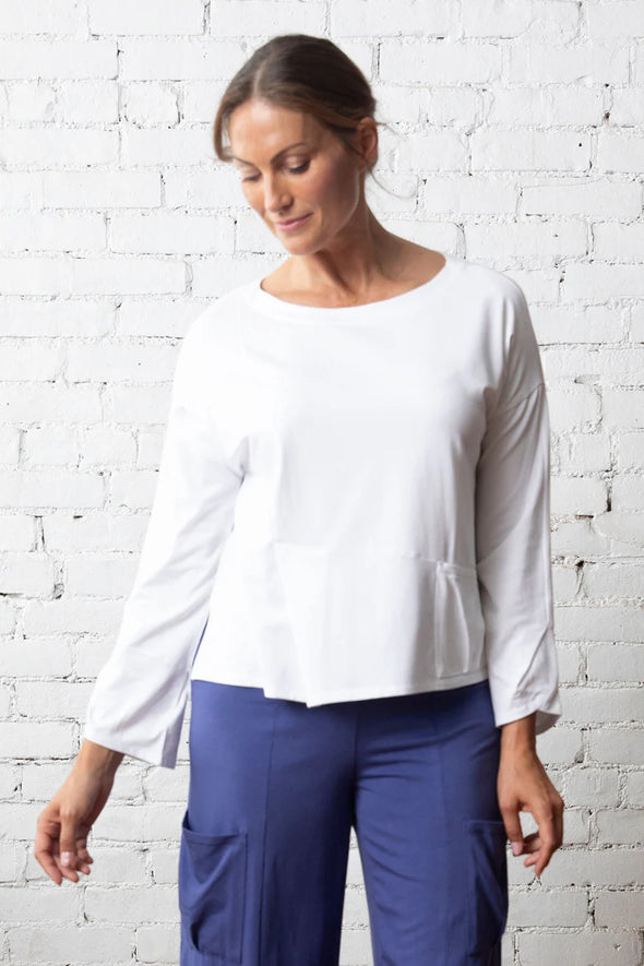 White Boxy Zanna Top