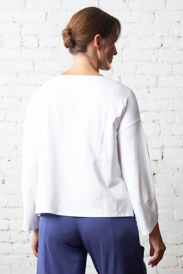 White Boxy Zanna Top