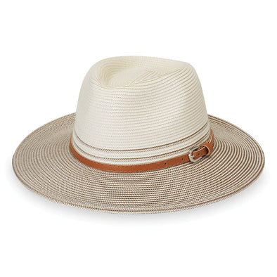 Petite Kristy Sun Protection Hat in Ivory/Stone