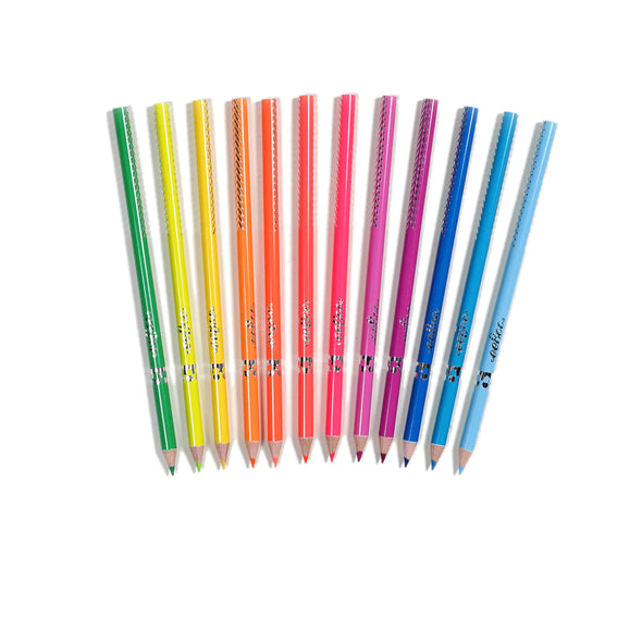 Positivity 12 Fluorescent Pencils