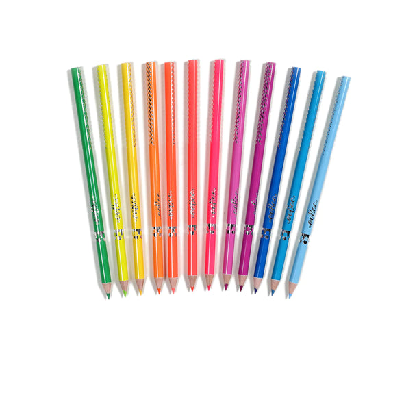 Positivity 12 Fluorescent Pencils