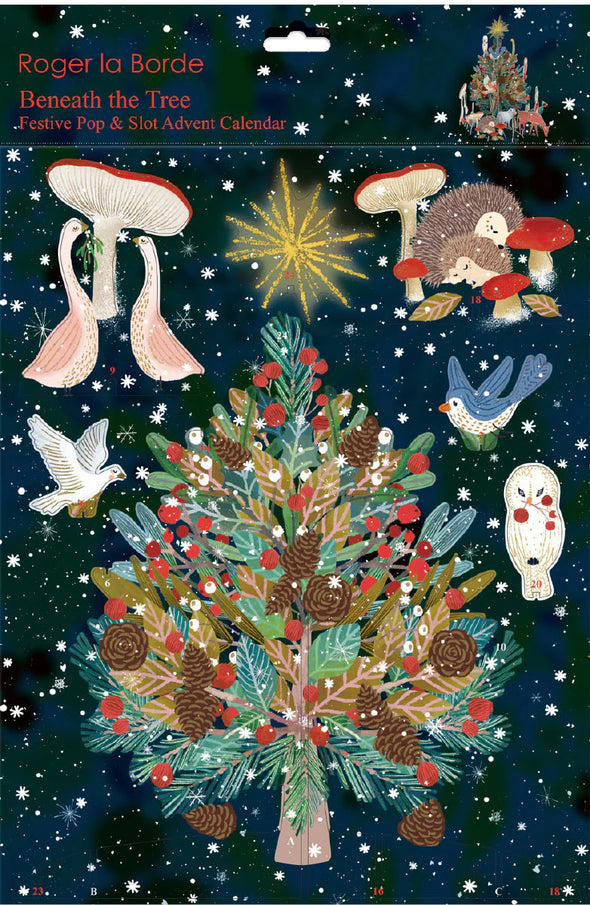 Beneath the Tree Large Pop & Slot Advent Calendar