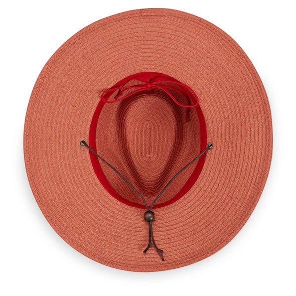 Petite Sanibel Sun Protection Hat in Coral
