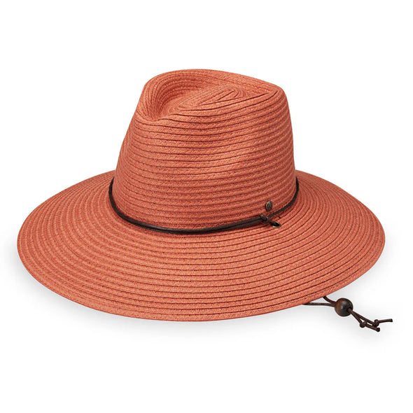 Petite Sanibel Sun Protection Hat in Coral