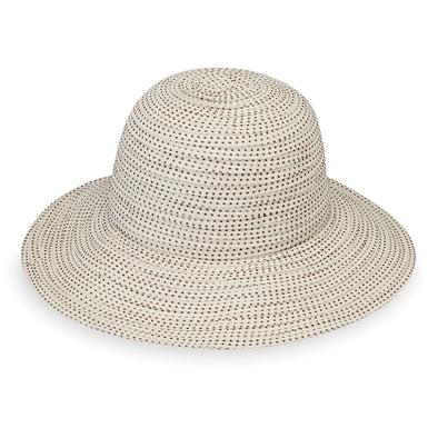 Petite Scrunchie Sun Protection Hat in Natural