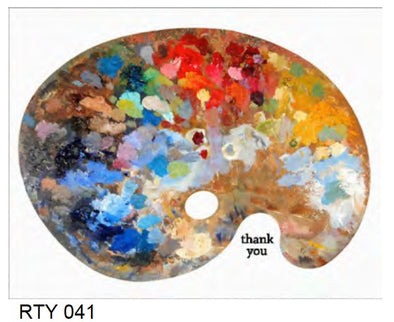 Artists Palette Shutterfree - Boxed Thank You Notes Set of 10