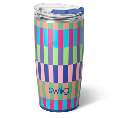 22oz Tumbler in Bright Stripe