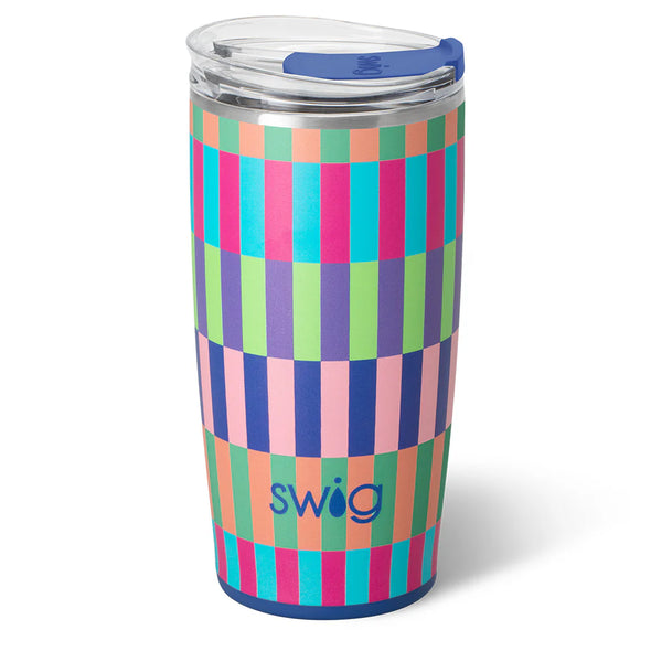 22oz Tumbler in Bright Stripe