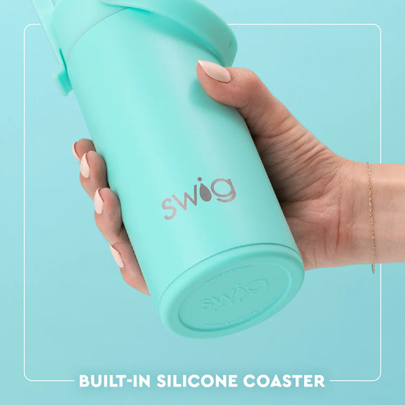 12oz Flip & Sip Tumbler in Flower Power
