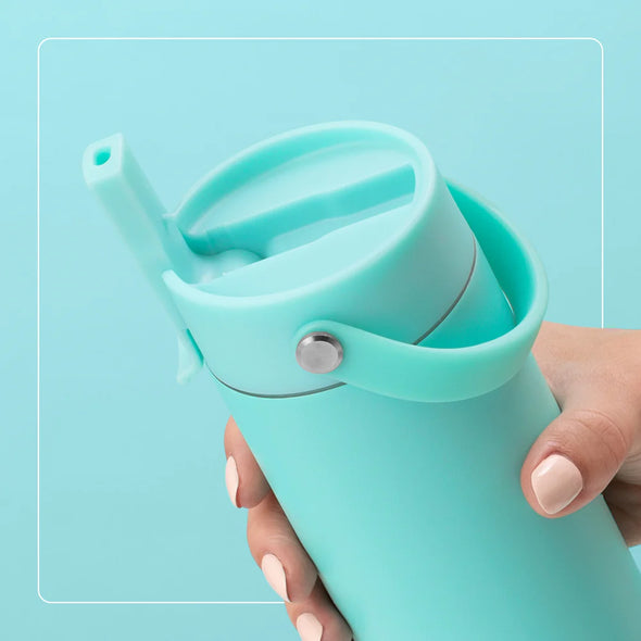 12oz Flip & Sip Tumbler in Shark Fin