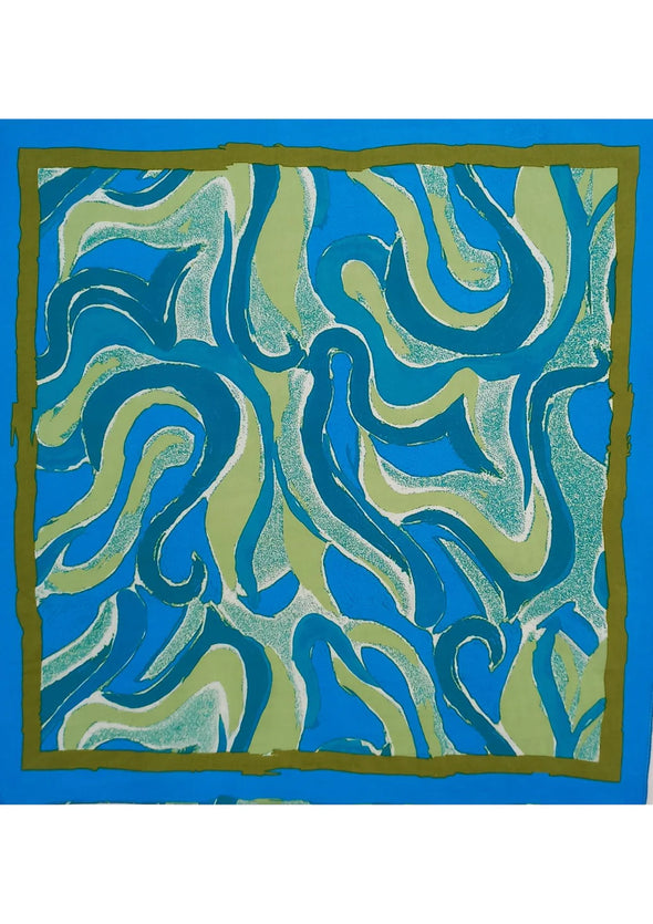Painted Bandana in Green