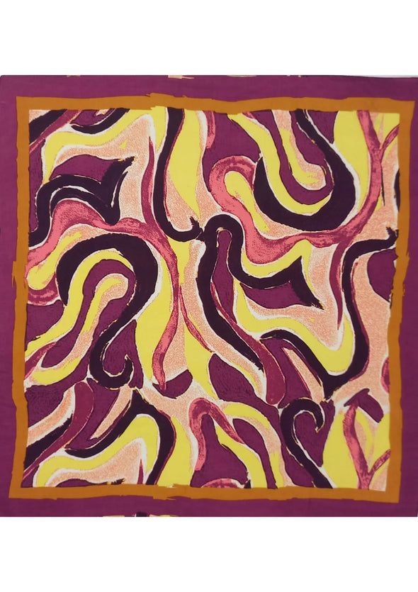 Painted Bandana in Purple