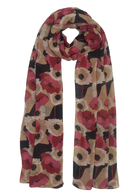 Floral Scarf in Pink