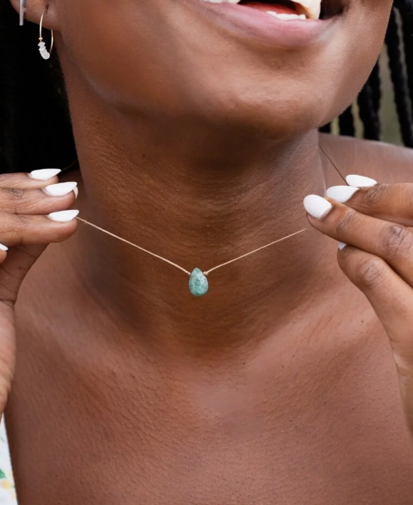 Moss Agate Soul-Full of Light Necklace for Flourish