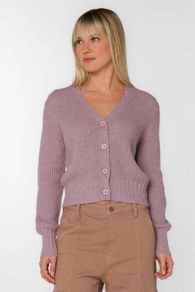 Sunshine Mauve Cardigan