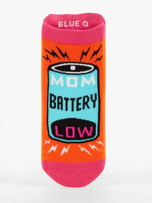Mom Battery Low Sneaker Socks S/M