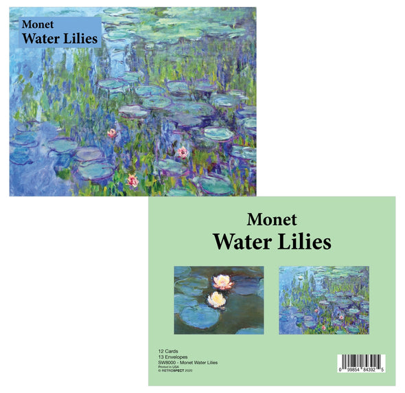 Monet Lillies Boxed Card Set of 12