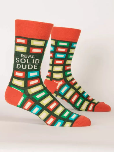 Men's Real Solid Dude Socks