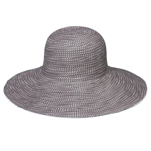 Scrunchie Sun Protection Hat in Grey