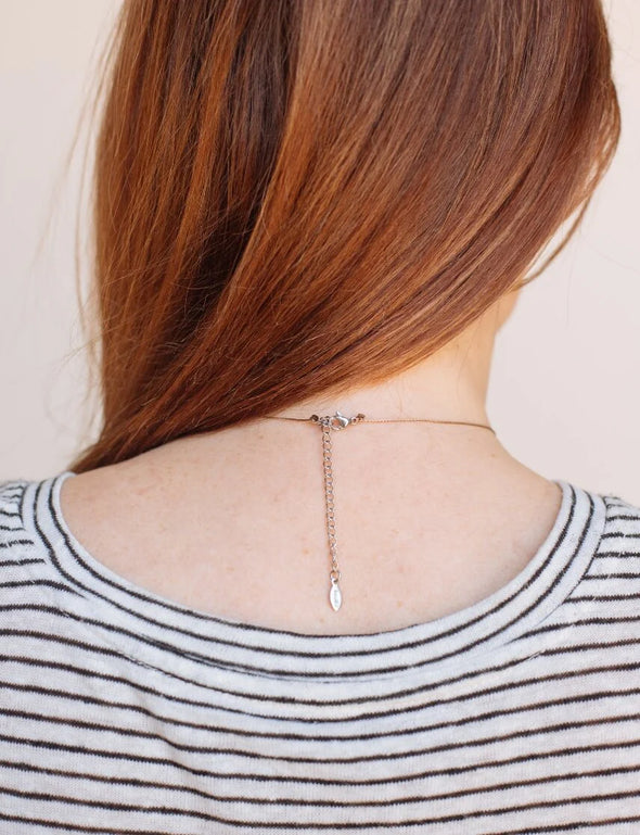 Rhodonite & Pearl Goddess Necklace for You Are Loved