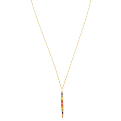 Rainbow Stick Necklace
