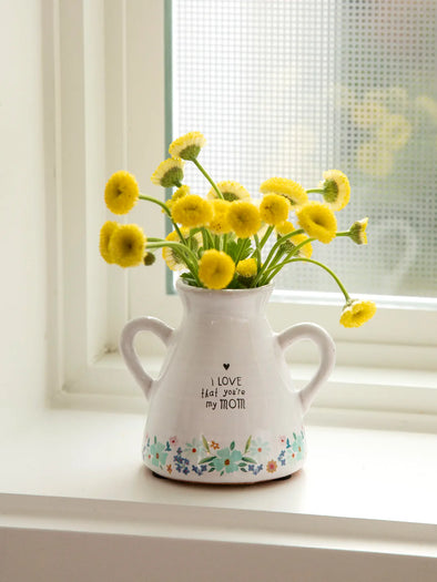 Artisan Bud Vase in Mom