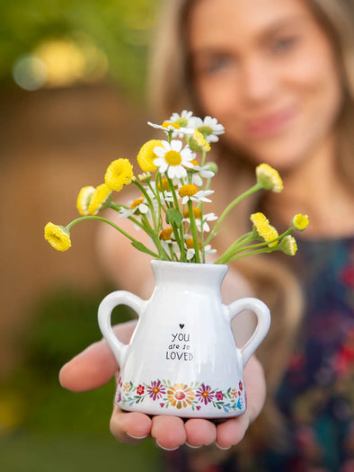Artisan Bud Vase in You Are Loved