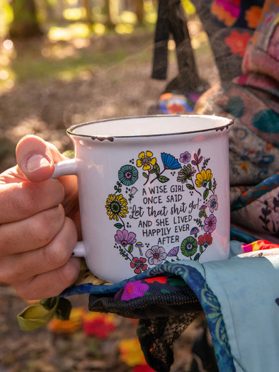 Camp Coffee Mug in Wise Girl 15oz