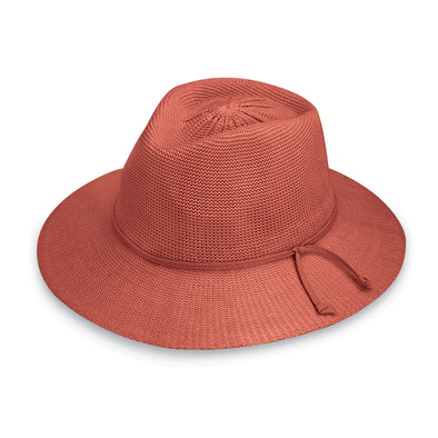 Victoria Sun Protection Fedora in Paprika