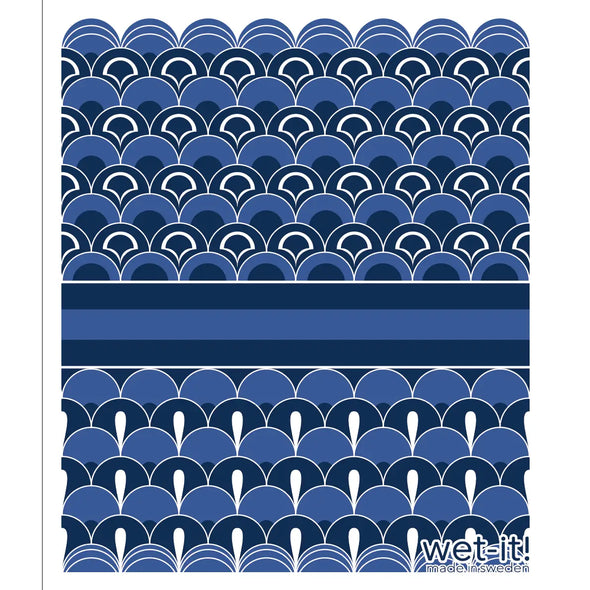 Arch Blue Chinoiserie Swedish Cloth