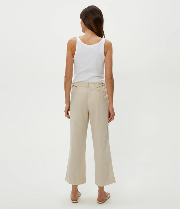 Geraldine Cropped Straight Leg Pant in Windchime