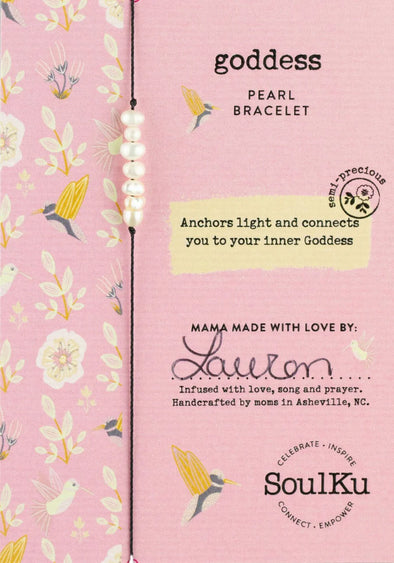 Pearl Hummingbird Bracelet for Goddess