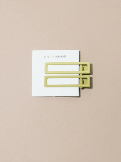 Lu Lu Hair Clips in Pistachio