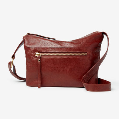 Zella Small Crossbody in Brandy