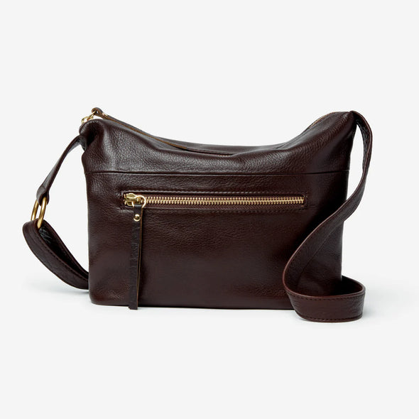 Zella Small Crossbody in Espresso