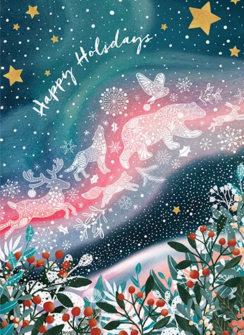 Creatures of the North Holiday Boxed Greeting Cards Set of 12