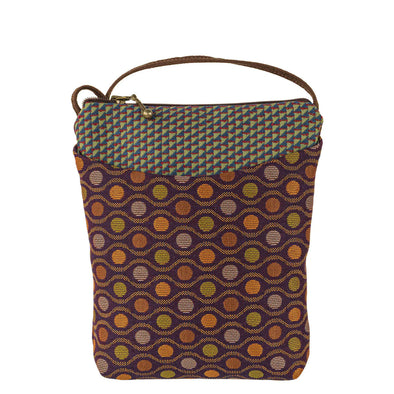 Busy Bee Bag in Peacock Wine