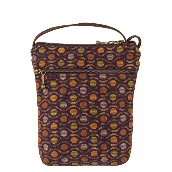 Busy Bee Bag in Peacock Wine