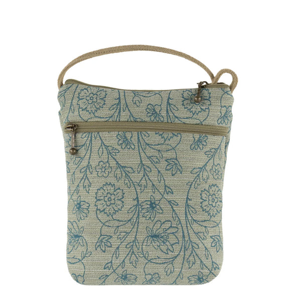 Busy Bee Crossbody in Filigree Teal