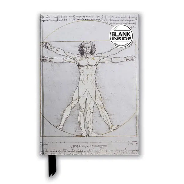 Leonardo Da Vinci: Vitruvian Man Blank Journal