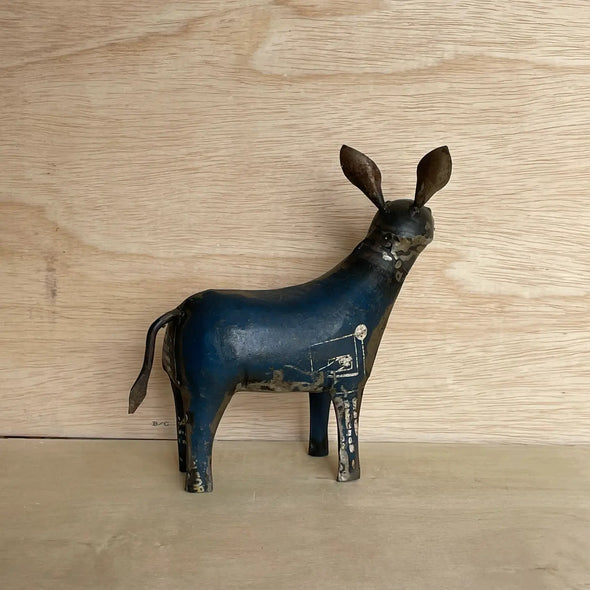 Donkey Blue Recycled Metal