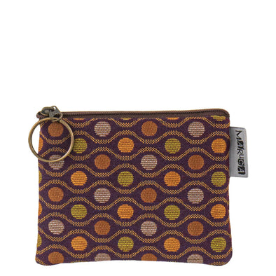 Coin Purse Peacock Wine